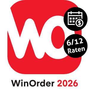 WinOrder 2026 Professional in 6 bzw. 12 Monatsraten bezahlen