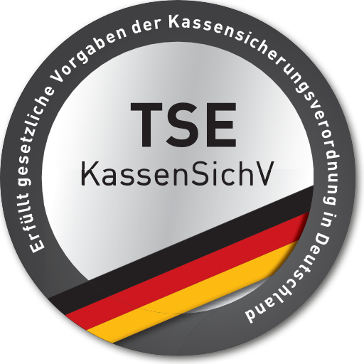 Unterstützt die Verwendung einer zertifizierten TSE gem. Kassensicherungsverordnung (Deutschland)